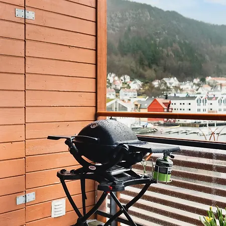 شقة Dinbnb I On Island I Terrace And Grill I Free Parking برغن